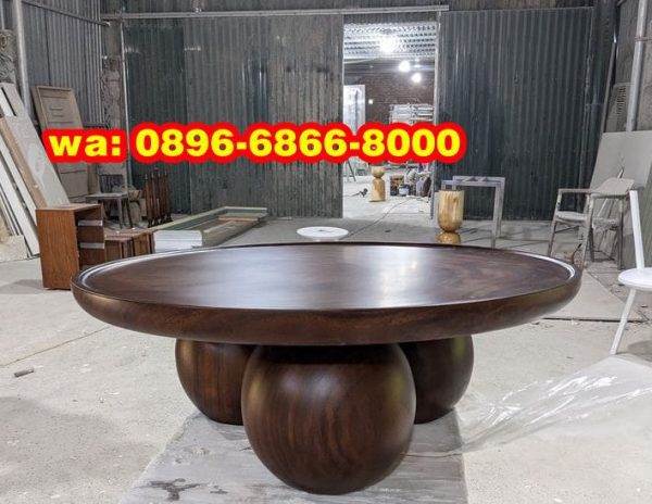 Coffe Table Bulat Kaki Bola Semarang Coffe Table Bulat Kaki Bola Semarang