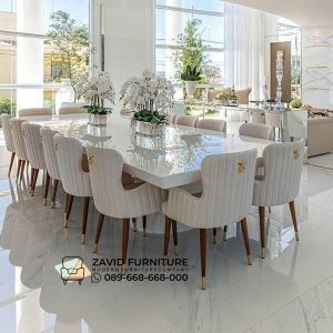 Desain Meja Makan Marmer 10 Kursi Semarang Terbaru Desain Meja Makan Marmer 10 Kursi Semarang Terbaru