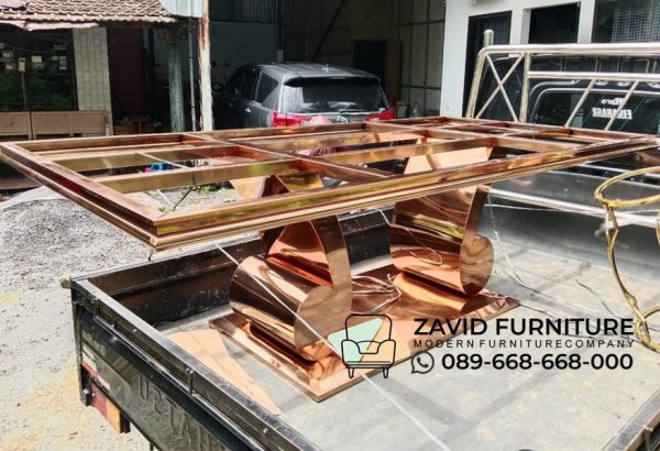 Kaki Meja Makan Stainles Rose Gold Nada 4 Kaki Meja Stainles Rose Gold Nada