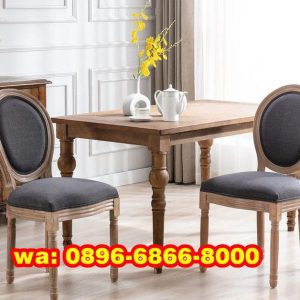 Kursi Makan Kayu Jati Busa Tebal Terbaik