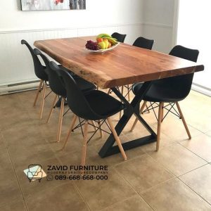 Meja Makan Kayu Trembesi Utuh Manado Meja Makan Kayu Trembesi Utuh Manado