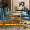 Meja Makan Mewah Bulat Jaring Jaring Stainless Surabaya Meja Makan Mewah Bulat Jaring Jaring Stainless Surabaya