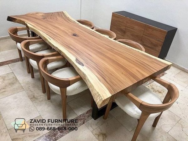 Meja Makan Trembesi Kayu Solid Meja Makan Trembesi Kayu Solid