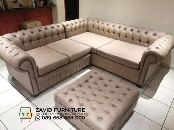 Sofa L Terbaru Kombinasi Kancing Sofa L Terbaru Kombinasi Kancing