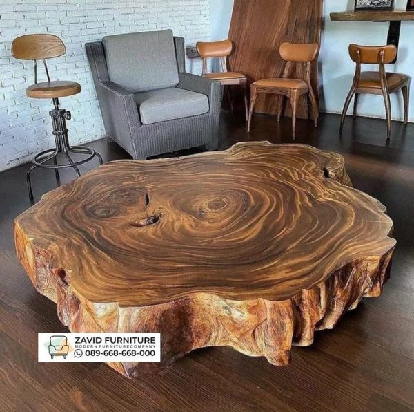Bulat Meja Tamu Kayu Trembesi Bulat Meja Tamu Kayu Trembesi