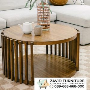 Coffe Table Bulat Kayu Diameter 79 cm Coffe Table Bulat Kayu Diameter 79 cm