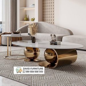Coffe Table Marmer Stainles Model Kaki Unik Coffe Table Marmer Stainles Model Kaki Unik