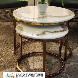 Coffe Table Stainles Bulat Marmer Coffe Table Stainles Bulat Marmer