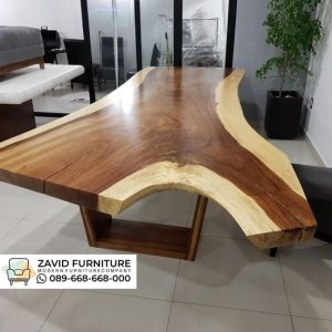 Custom Meja Trembesi Desain Unik Custom Meja Trembesi Desain Unik