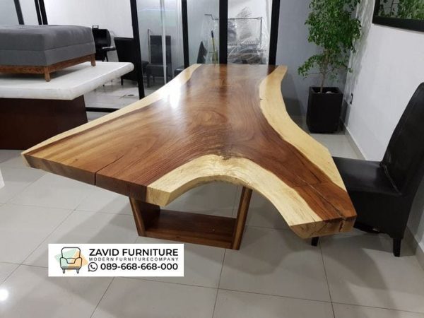 Custom Meja Trembesi Desain Unik Custom Meja Trembesi Desain Unik