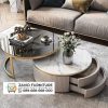 Desain Modern Coffe Table Kombinasi Laci