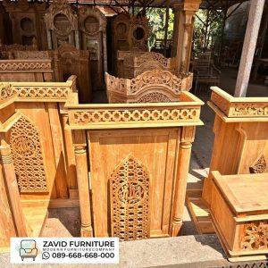 Jual Podium Kayu Jati Jual Podium Kayu Jati