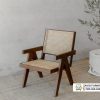 Kursi Cafe Jati Modern Kombinasi Rotan Tanganan Kursi Cafe Jati Modern Kombinasi Rotan Tanganan