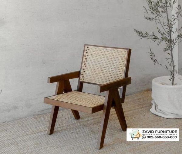 Kursi Cafe Jati Modern Kombinasi Rotan Tanganan Kursi Cafe Jati Modern Kombinasi Rotan Tanganan