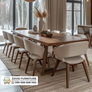 Meja Kayu Jati Kursi 10 Meja Kayu Jati Kursi 10
