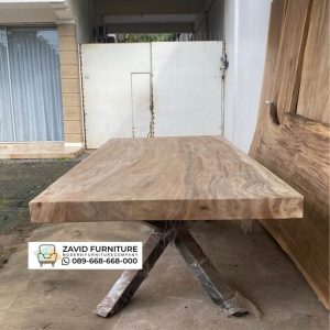 Meja Kayu Jati Tebal 10 Cm Meja Kayu Jati Tebal 10 Cm