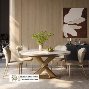 Meja Makan Bundar Marmer Bandung Meja Makan Bundar Marmer Bandung
