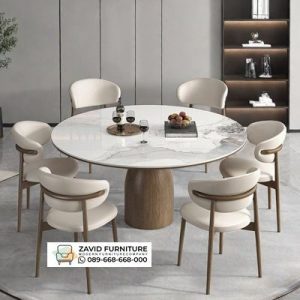 Meja Makan Bundar Marmer Surabaya Meja Makan Bundar Marmer Surabaya