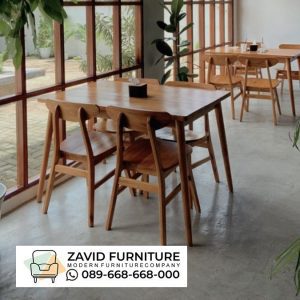 Meja Makan Kayu Jati Minimalis Custom Meja Makan Kayu Jati Minimalis Custom