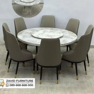 Meja Makan Marmer Bulat Surabaya Meja Makan Marmer Bulat Surabaya