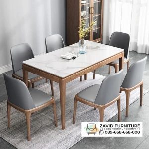 Meja Makan Marmer Kayu Jati Lampung Meja Makan Marmer Kayu Jati Lampung