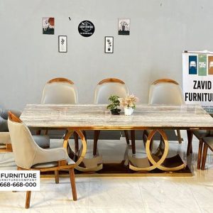 Meja Makan Marmer Stainles Modern 8 Kursi Cantik Meja Makan Marmer Stainles Modern 8 Kursi Cantik