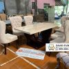 Meja Makan Marmer Tebal Desain Terbaru