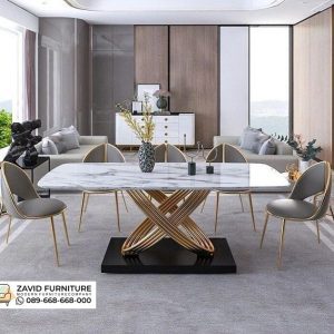 Meja Makan Stainles Minimalis Modern Meja Makan Stainles Minimalis Modern