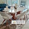 Meja Marmer Jati U Desain Bandung Meja Marmer Jati U Desain Bandung