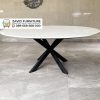 Meja Marmer Minimalis Kaki Besi Surabaya