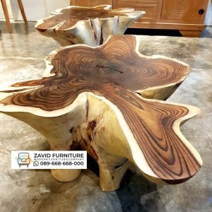 Meja Tamu Kayu Trembesi Bentuk Lucu Meja Tamu Kayu Trembesi Bentuk Lucu