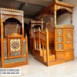 Mimbar Masjid Bogor Kayu Jati Mimbar Masjid Bogor Kayu Jati