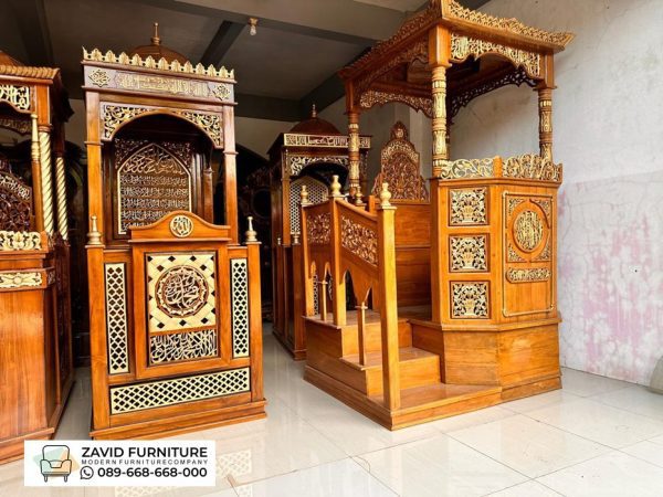 Mimbar Masjid Bogor Kayu Jati Mimbar Masjid Bogor Kayu Jati