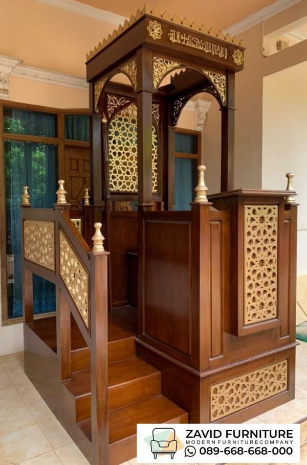 Mimbar Masjid Furniture Mewah Mimbar Masjid Furniture Mewah
