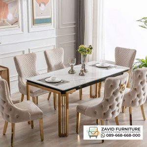 Model Meja Makan Stainles Luxuri Semarang