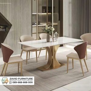 Modern Meja Marmer Stainles Modern Meja Marmer Stainles