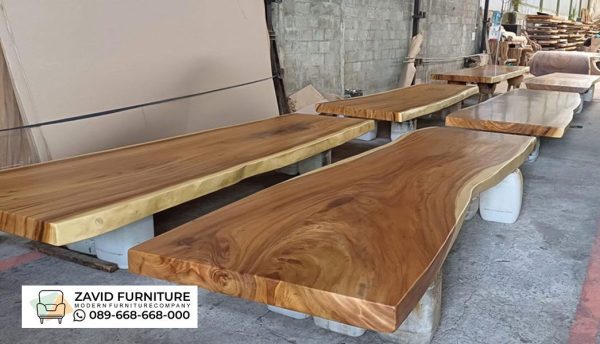 Papan Meja Makan Trembesi Besar Papan Meja Makan Trembesi Besar