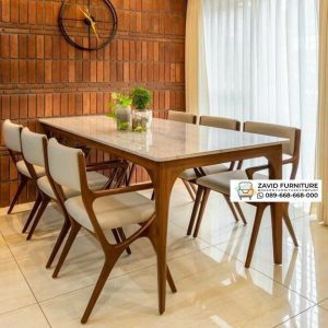 Produsen Pertama Meja Makan Kayu Marmer Produsen Pertama Meja Makan Kayu Marmer