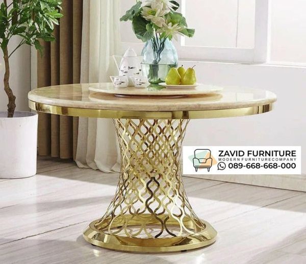 Rangka Kaki Meja Stainless Bulat Gold Bandung Rangka Kaki Meja Stainless Bulat Gold Bandung