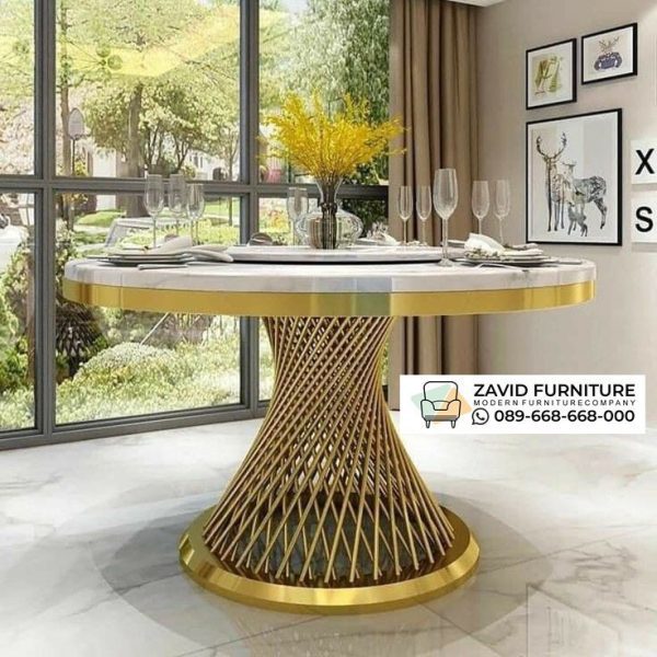 Rangka Kaki Meja Stainless Bulat Gold Surabaya Rangka Kaki Meja Stainless Bulat Gold Surabaya