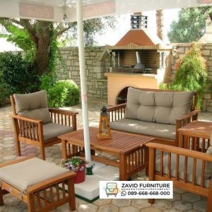 Samarinda Kursi Kayu Panjang Teras Samarinda Kursi Kayu Panjang Teras