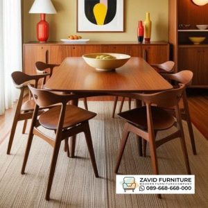 Set Meja Makan Kayu Kayu Jati Set Meja Makan Kayu Jati