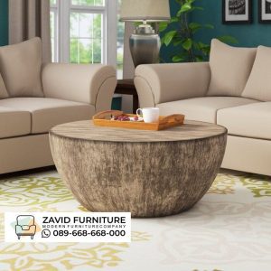 Sumatra Coffe Table Bulat Utuh Sumatra Coffe Table Bulat Utuh