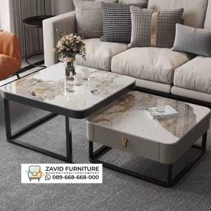 Coffe Table Persegi Kaki Besi Coffe Table Persegi Kaki Besi