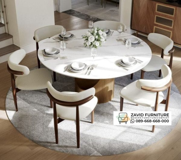 Harga Meja Makan Marmer Bulat Kaki Kayu Harga Meja Makan Marmer Bulat Kaki Kayu