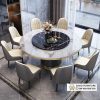 Jual Meja Makan Marmer Bulat Diameter 120 Cm