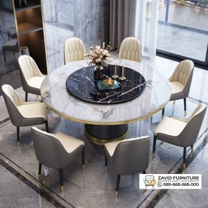 Jual Meja Makan Marmer Bulat Diameter 120 Cm Jual Meja Makan Marmer Bulat Diameter 120 Cm
