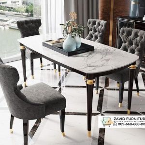 Jual Meja Makan Model Baru Corak Abu Jual Meja Makan Model Baru Corak Abu