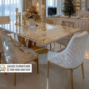 Jual Meja Makan Stainles Gold  Jual Meja Makan Stainles Gold