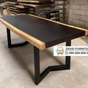 Jual Meja Trembesi Jakarta Kaki Besi Jual Meja Trembesi Jakarta Kaki Besi